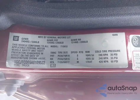 2010 Chevrolet Colorado 1Lt from USA, damaged, VIN 1GCJTCDE6A8109522